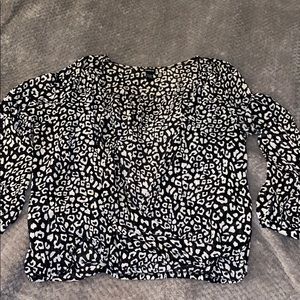 Cheetah Drape Blouse by Torrid